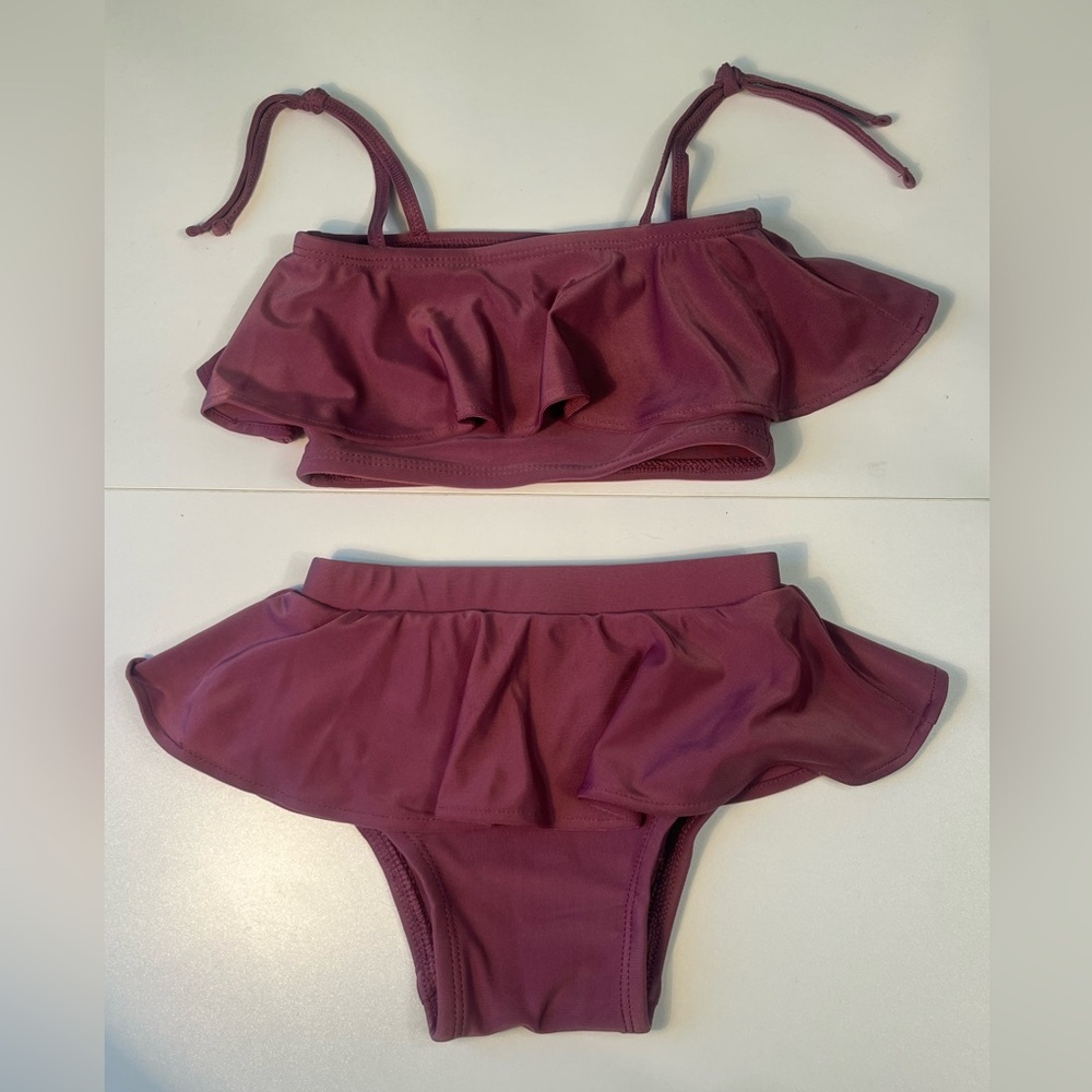 Kate Quinn 2pc Purple Baby Bathing Suit 6-12m
